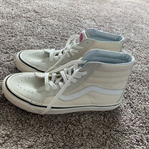 Size 12 (Mens) Off White VANS Sk8-Hi’s